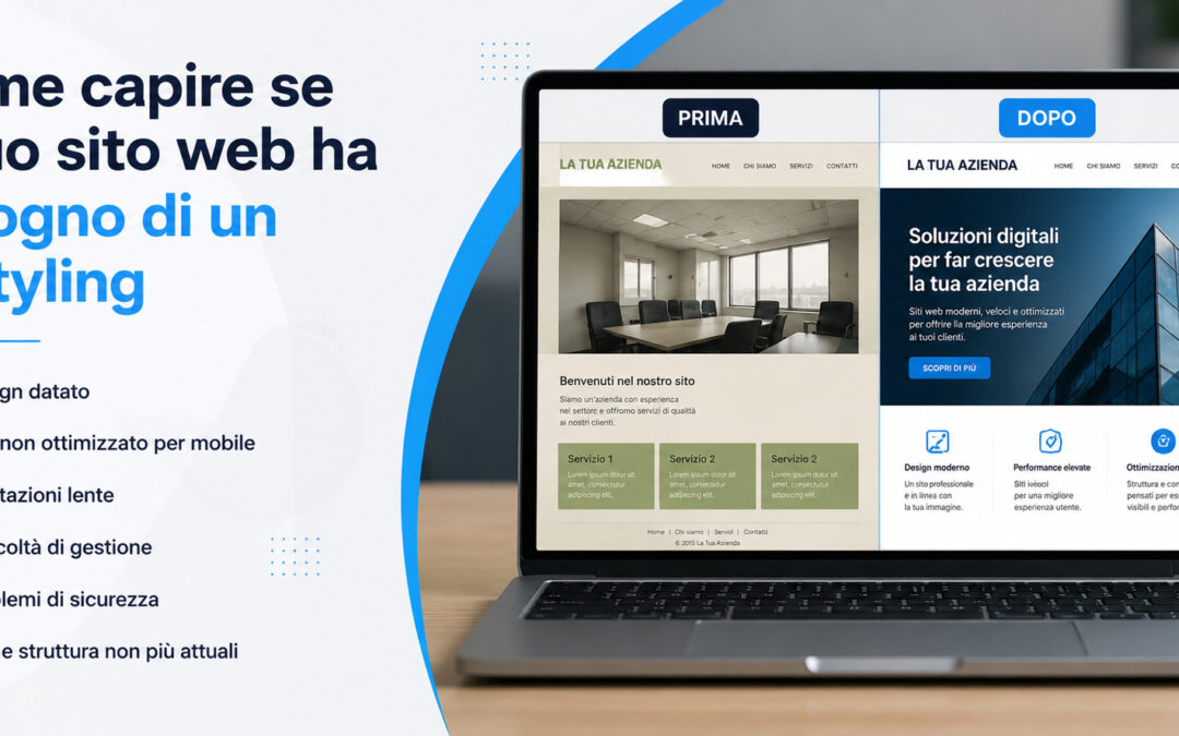 Come capire se il tuo sito web ha bisogno di un restyling