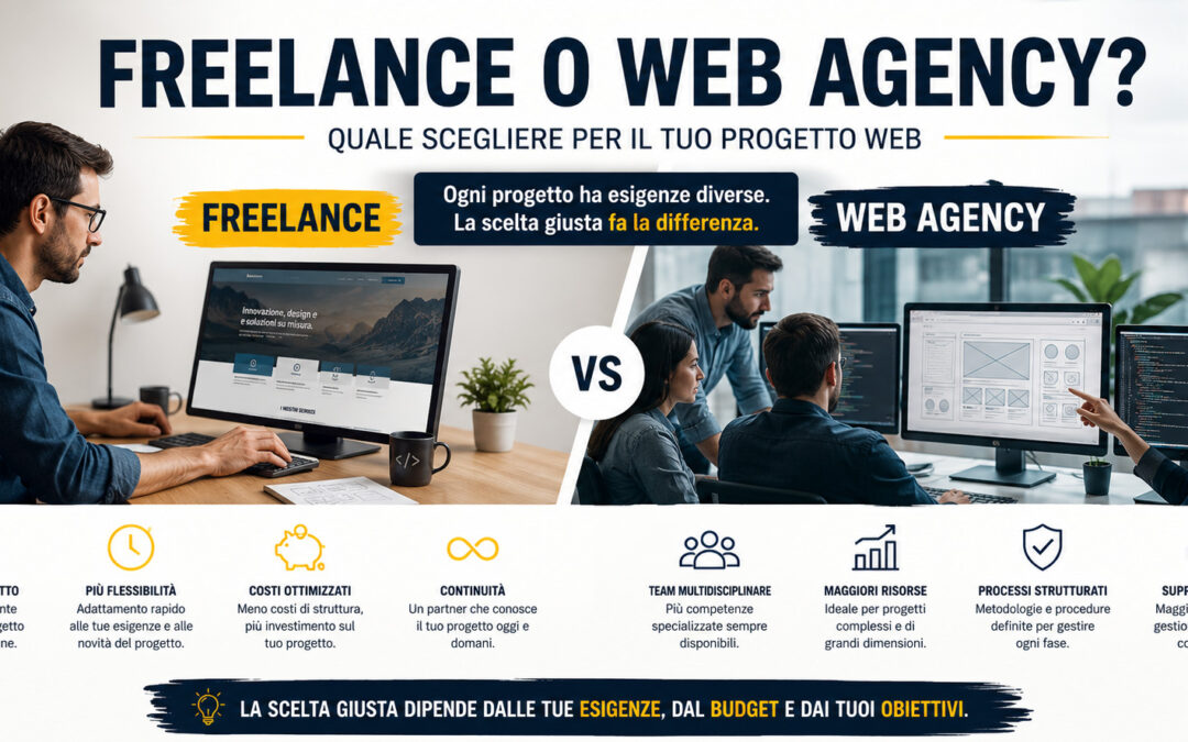 Perché affidarsi a un freelance può essere una valida alternativa a una web agency