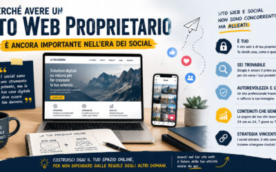 Perché avere un sito web proprietario è ancora importante nell’era dei social